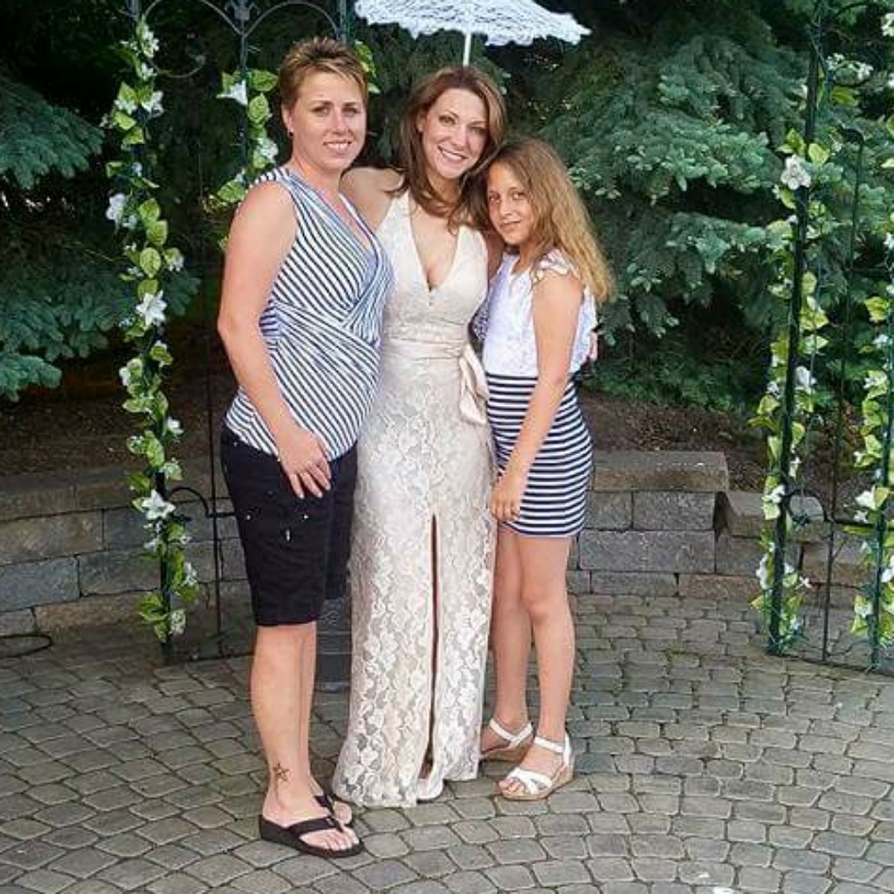 Ivory lace halter special occasion dress